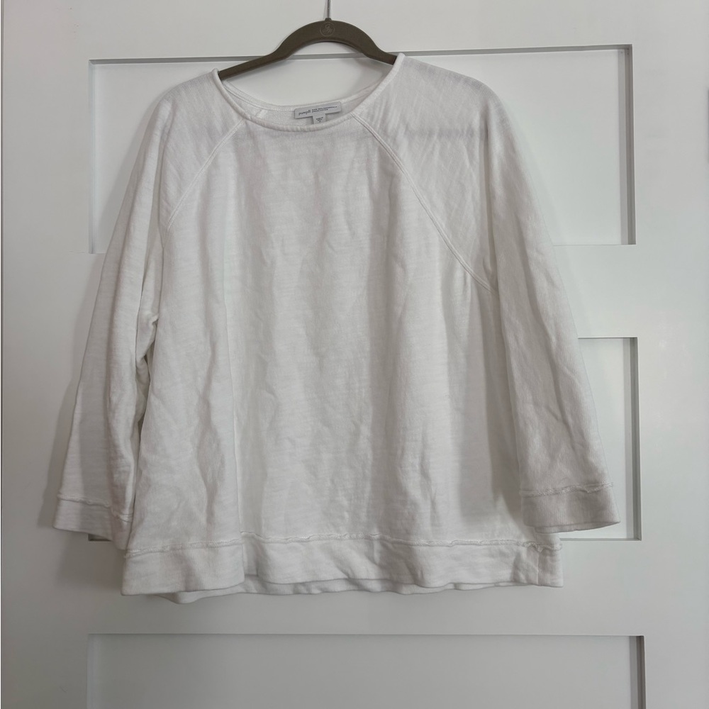 PureJill White sweater Size M